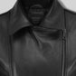 Gal Gadot Fast and Furious 6 Black Leather Jacket – close-up and worn views