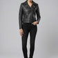 Gal Gadot Fast and Furious 6 Black Leather Jacket – close-up and worn views