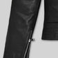 Gal Gadot Black Leather Jacket – close-up and worn views