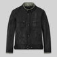 Gerard Butler Olympus has fallen premiere Black Leather Jacket – front view