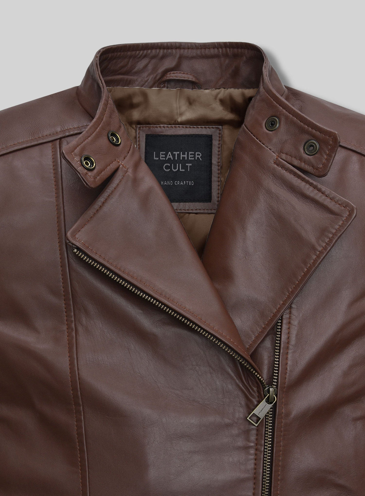 Grace Ashcroft Resident Evil Requiem Black Leather Jacket – close-up and worn views
