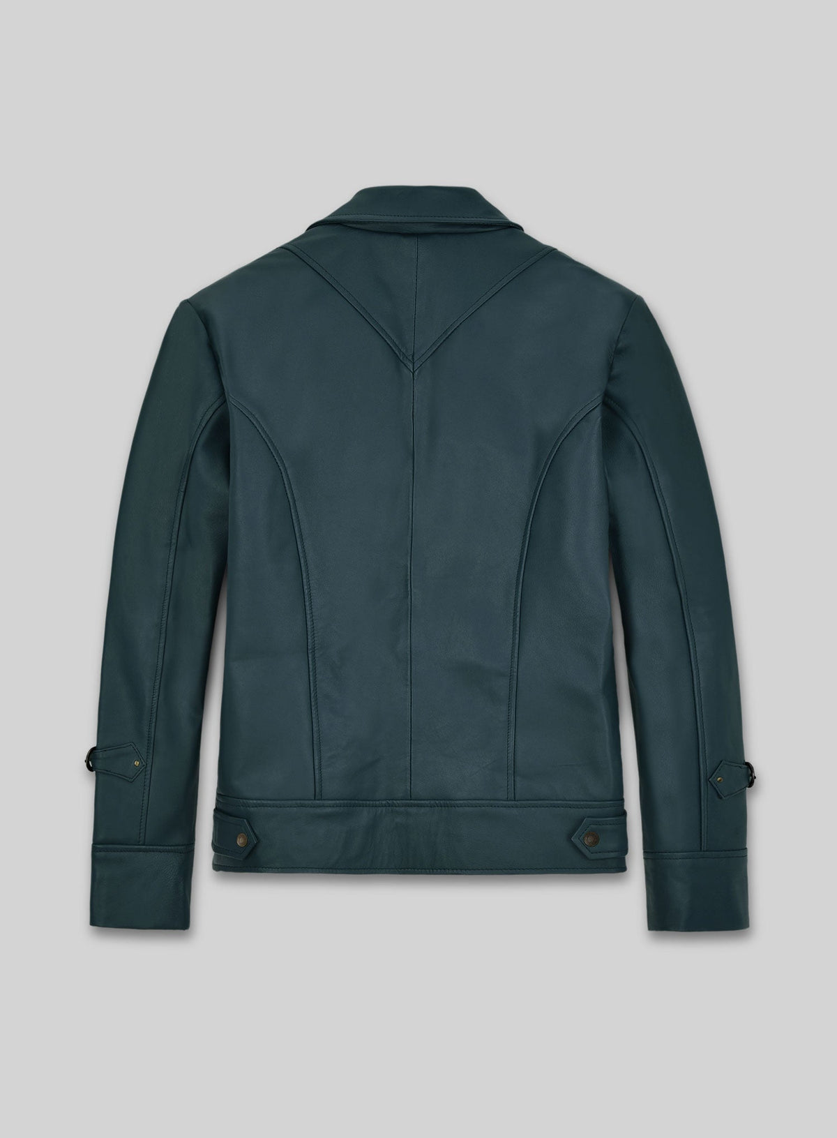 Gram Parsons 1969 Teal Leather Jacket – back view