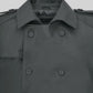 Gray Lambskin Dylan McDermott Trench Coat view 3