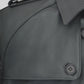 Gray Lambskin Dylan McDermott Trench Coat view 4