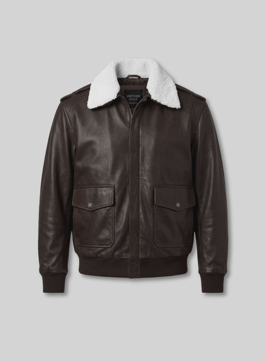 Guile Street Fighter Brown Jacket – front view