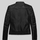 Gwen Stefani Black Leather Jacket – back view