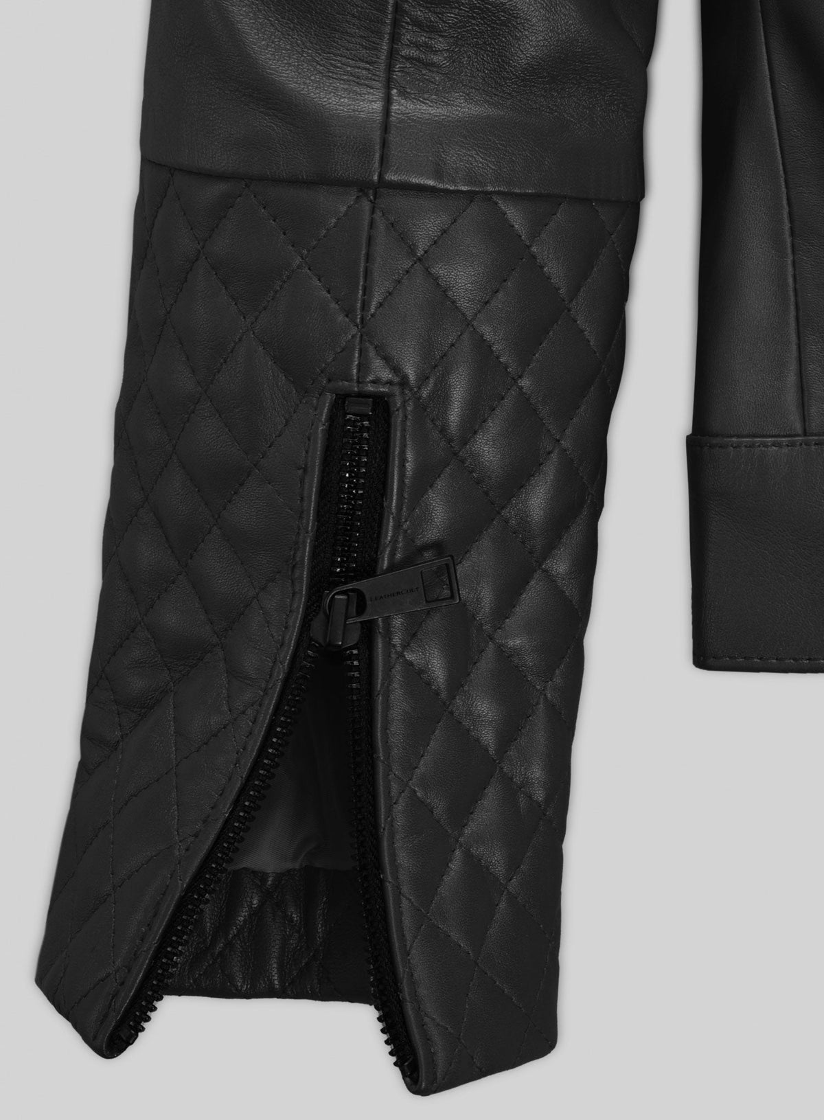 Gwen Stefani Black Leather Jacket – close-up and worn views