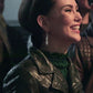 Hannah Quinlivan Skyscraper Black Leather Jacket – close-up and worn views