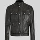 Henry Cavill In The Grey Black Leather Jacket – alternate product view