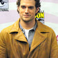 Henry Cavill Black Leather Jacket – Henry Cavill wearing the look, photo 4