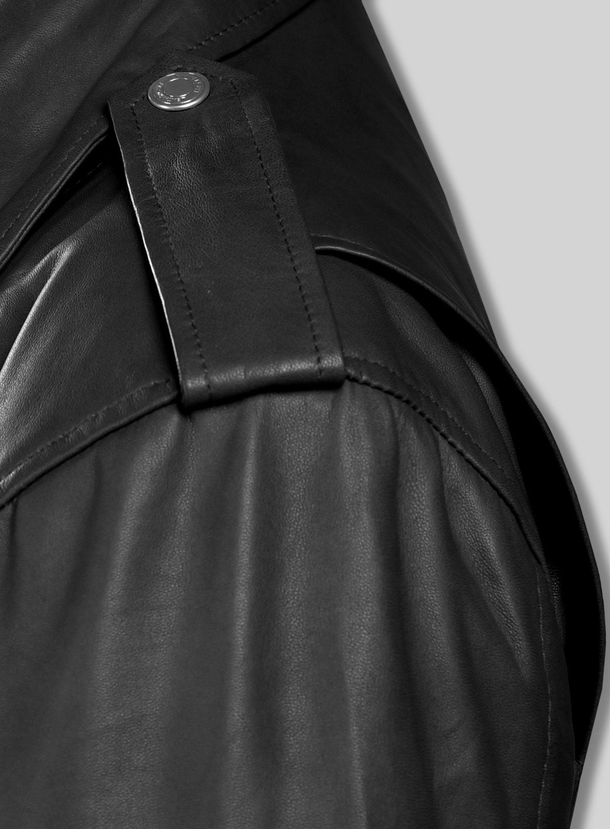 Hilary Duff Beverly Hills Black Leather Jacket – close-up and worn views