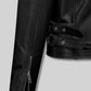 Hilary Duff Beverly Hills Black Leather Jacket – close-up and worn views