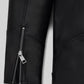 Hilary Duff Younger Black Leather Trench Coat – close-up and worn views
