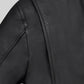 Hilary Duff Younger Black Leather Trench Coat – close-up and worn views