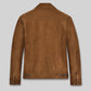 Hugh Jackman Logan Black Leather Jacket – back view