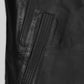 Ian Somerhalder Black Casual Leather Jacket – full product view