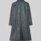Idris Elba The Dark Tower Black Leather Long Coat – back view