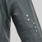 Idris Elba The Dark Tower Black Leather Long Coat – close-up and worn views