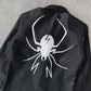 Black Leather Jacket with Hand-Painted My Chemical Romance Inspired Design Emo Punk Concert Outfit