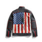 Hand Crafted Killjoy USA Spider Gerard My Romance Days MCR Party Poison Flag Black Leather Jacket