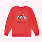 Stoney Clover Lane Mickey &amp; Minnie Holiday Pink Sweatshirt (Recreated Edition)
