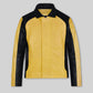 InFamous Cole MacGrath Yellow Leather Jacket – front view