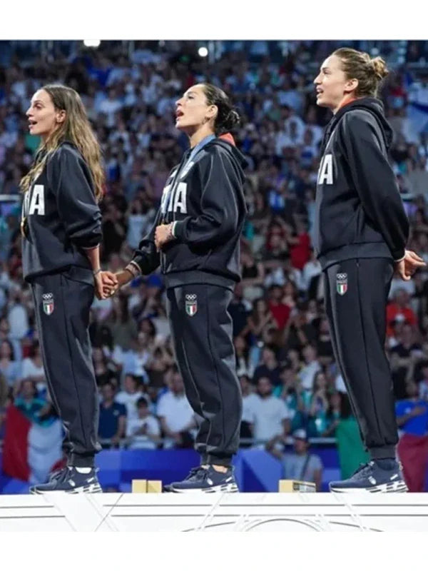 Italy Olympic Hoodie Recreated Edition