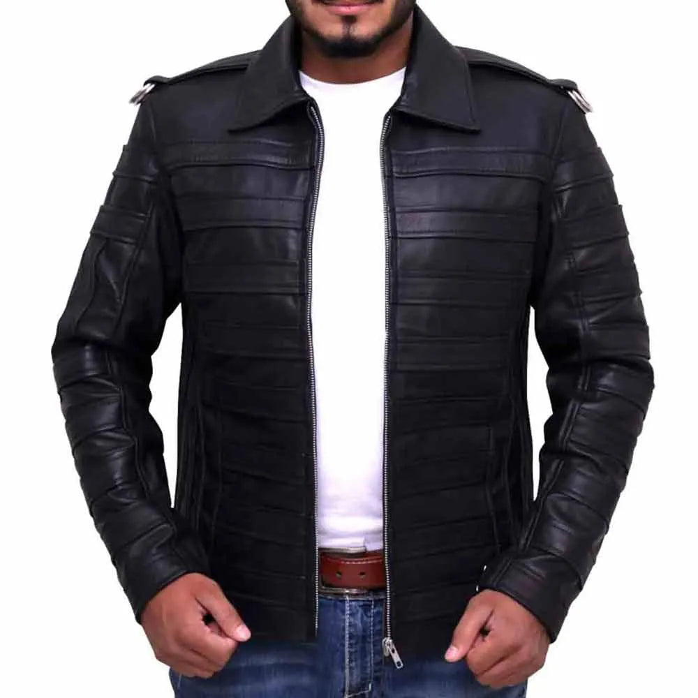  jacket worn by a person on a white background