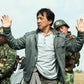 Jackie Chan Skiptrace Black Leather Jacket – front view