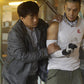 Jackie Chan Skiptrace Black Leather Jacket – close-up and worn views