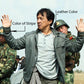 Jackie Chan Skiptrace Black Leather Jacket – close-up and worn views