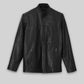 Jackie Chan The Spy Next Door Black Leather Jacket – front view