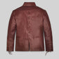Jaime Lannister GOT Black Leather Jacket – back view