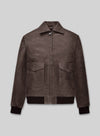 Jake Gyllenhaal Nightcrawler Black Leather Jacket – front view