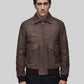 Jake Gyllenhaal Nightcrawler Black Leather Jacket – full product view