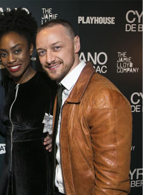 James McAvoy Black Leather Jacket – James McAvoy wearing the look, photo 2