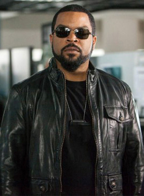 James Payton Ride Along Black Leather Jacket – close-up and worn views