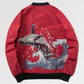 Japanese Bomber Kanagawa Whale 'Kujira' - Sublimation Jacket ( Recreated Edition )