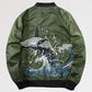 Japanese Bomber Kanagawa Whale 'Kujira' - Sublimation Jacket ( Recreated Edition )