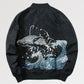 Japanese Bomber Kanagawa Whale 'Kujira' - Sublimation Jacket ( Recreated Edition )