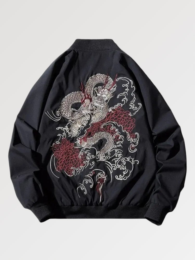 Japanese Dragon Bomber 'Kamakura' - Sublimation Jacket ( Recreated Edition )