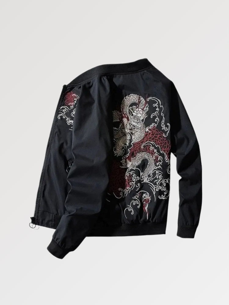 Japanese Dragon Bomber 'Kamakura' - Sublimation Jacket ( Recreated Edition )