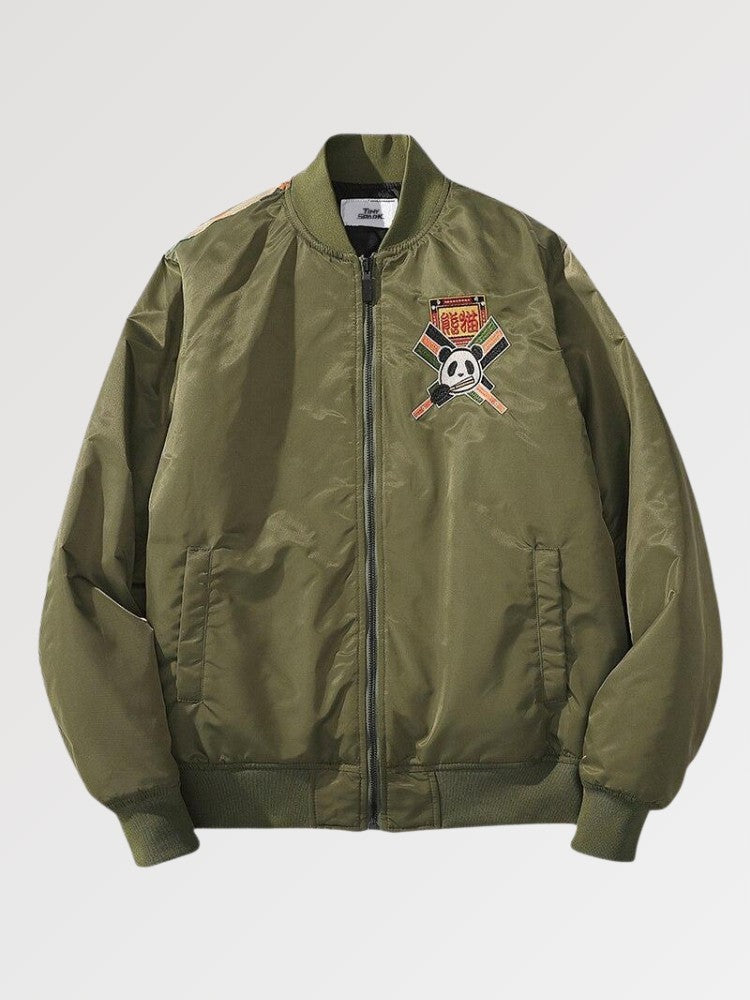 Japanese Panda Bomber 'Take' - Sublimation Jacket ( Recreated Edition )