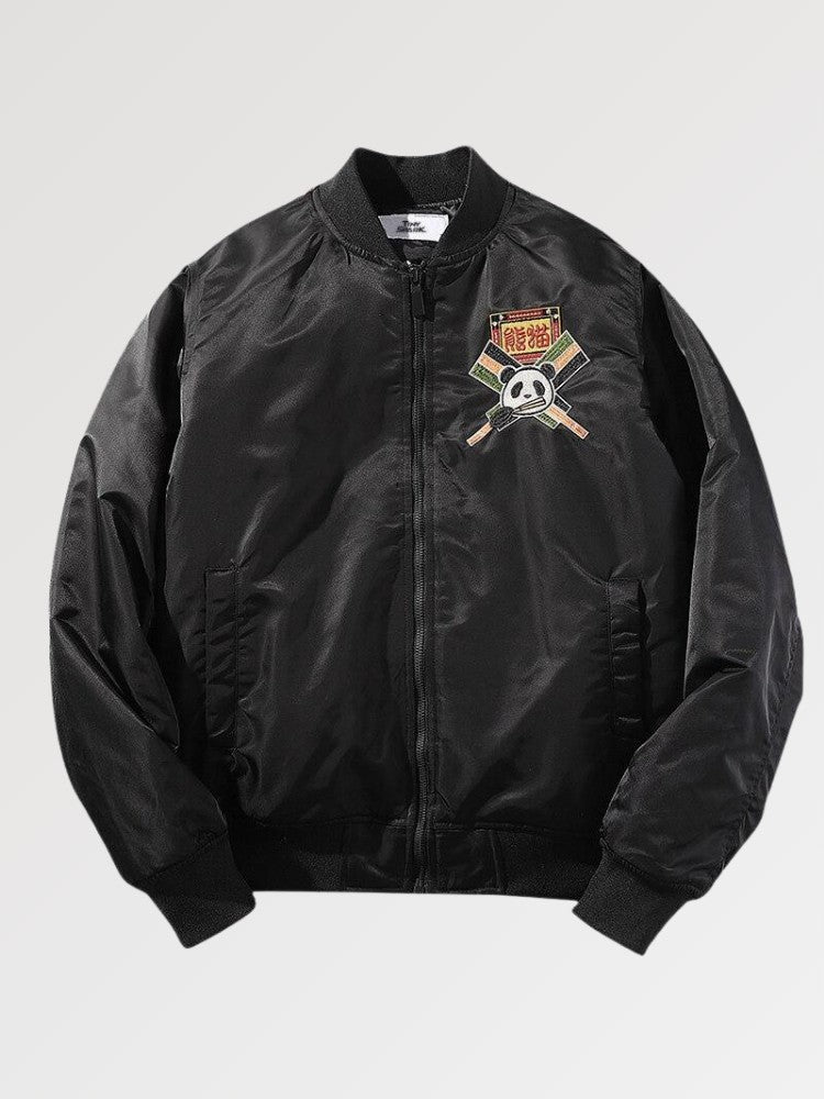 Japanese Panda Bomber 'Take' - Sublimation Jacket ( Recreated Edition )