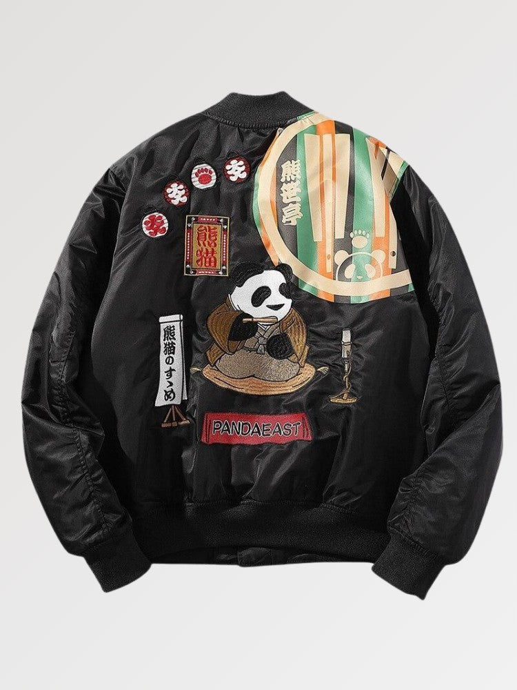 Japanese Panda Bomber 'Take' - Sublimation Jacket ( Recreated Edition )