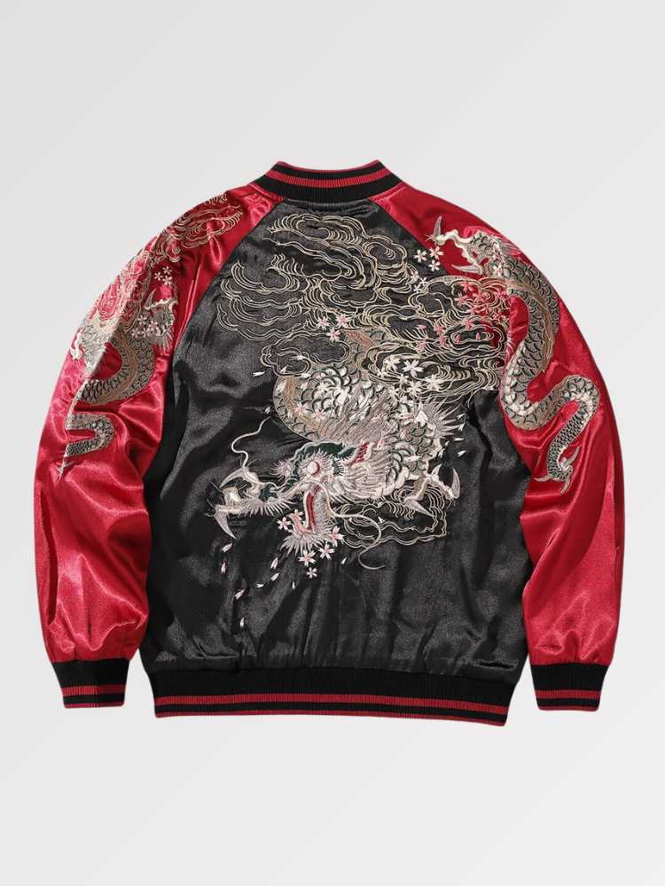 Japanese Sukajan Jacket Dragon Design 'Ryu' - Sublimation Jacket ( Recreated Edition )