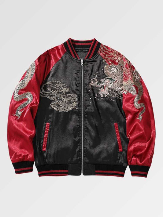 Japanese Sukajan Jacket Dragon Design 'Ryu' - Sublimation Jacket ( Recreated Edition )