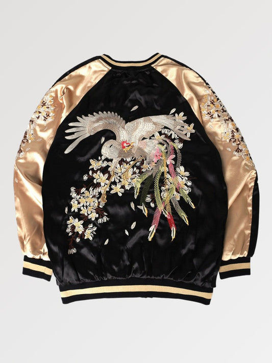 Japanese Sukajan Souvenir Jacket 'Yokohama' - Sublimation Jacket ( Recreated Edition )