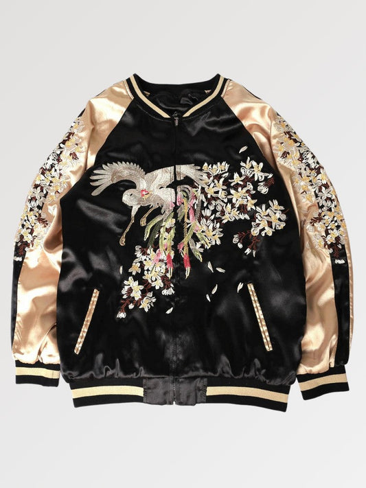 Japanese Sukajan Souvenir Jacket 'Yokohama' - Sublimation Jacket ( Recreated Edition )