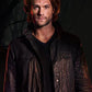 Jared Padalecki Supernatural Black Leather Jacket – alternate view